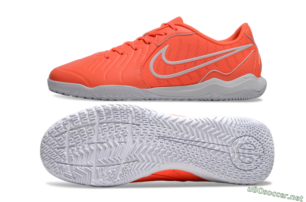 Men's Nike Tiempo Legend 10 Academy IC Football Shoes - Red/White 1