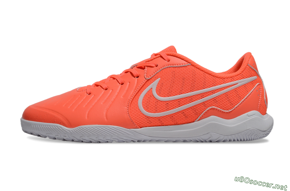 Men's Nike Tiempo Legend 10 Academy IC Football Shoes - Red/White 0