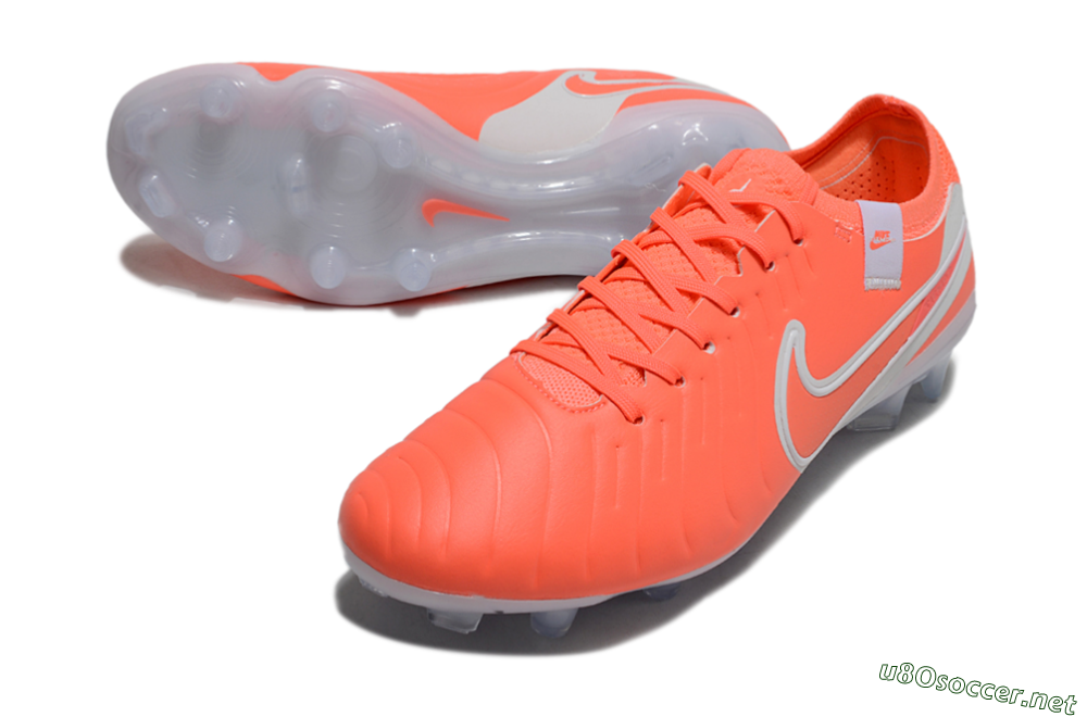 Men's Nike Tiempo Legend 10 Elite FG Football Boots - Red/White 3