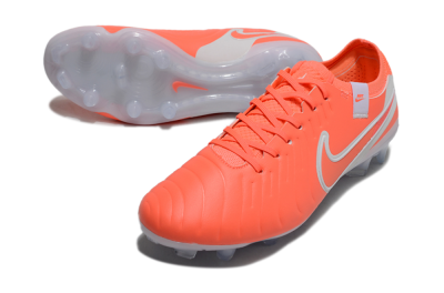 Men's Nike Tiempo Legend 10 Elite FG Football Boots - Red/White