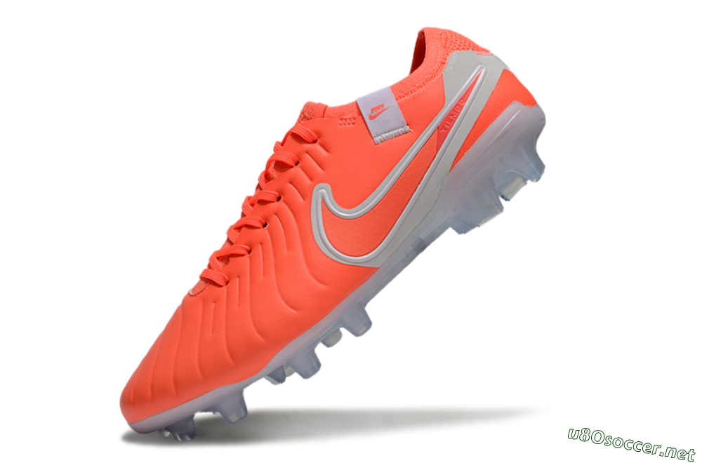 Men's Nike Tiempo Legend 10 Elite FG Football Boots - Red/White 5
