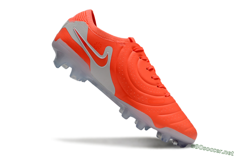 Men's Nike Tiempo Legend 10 Elite FG Football Boots - Red/White 4