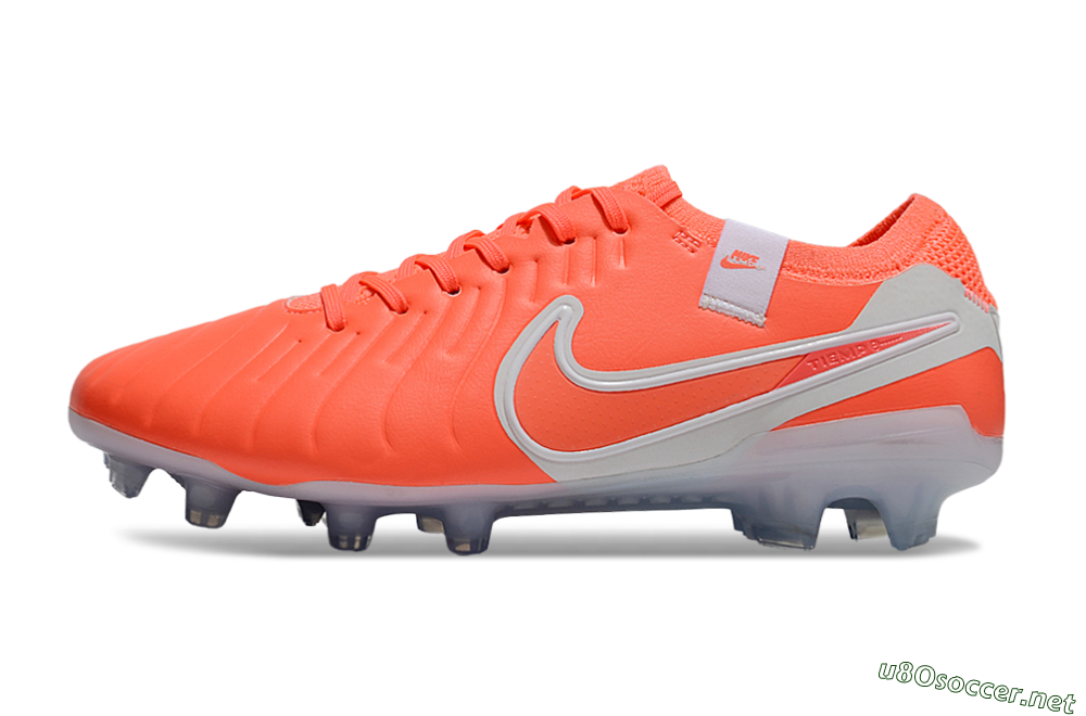 Men's Nike Tiempo Legend 10 Elite FG Football Boots - Red/White 0