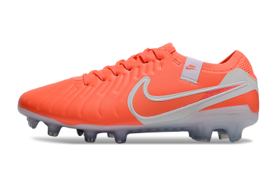 Men's Nike Tiempo Legend 10 Elite FG Football Boots - Red/White