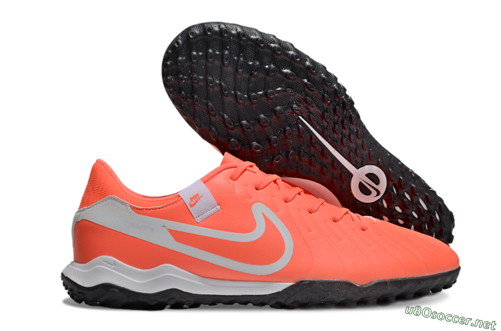 Men's Nike Tiempo Legend 10 Academy TF Football Shoes - Red/White/Black 2