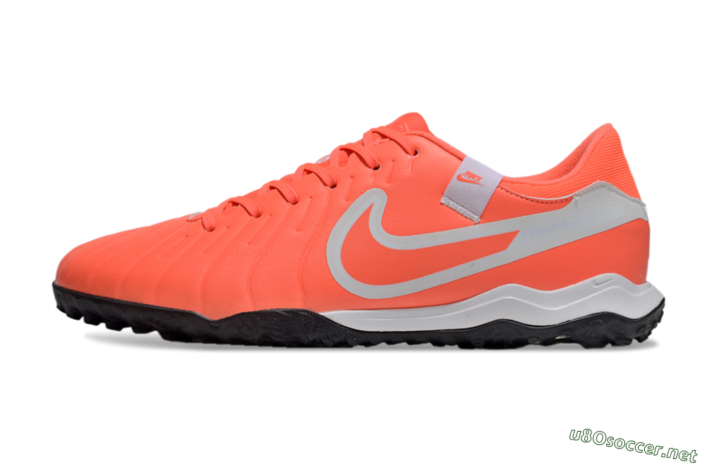 Men's Nike Tiempo Legend 10 Academy TF Football Shoes - Red/White/Black 0