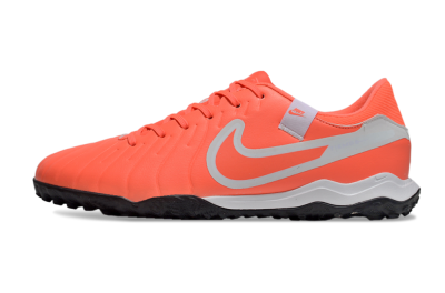 Men's Nike Tiempo Legend 10 Academy TF Football Shoes - Red/White/Black