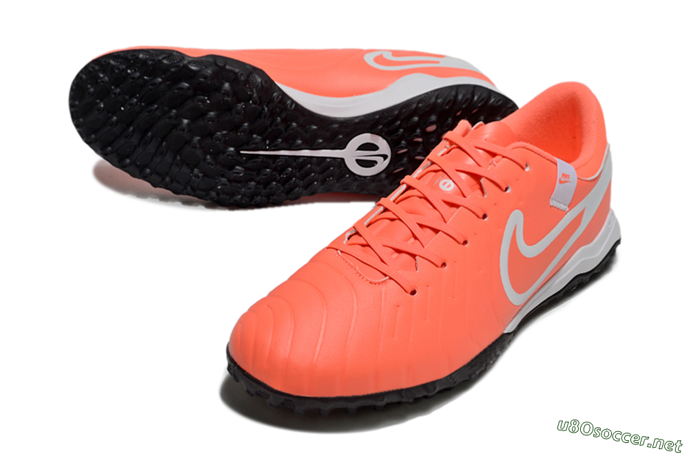 Men's Nike Tiempo Legend 10 Academy TF Football Shoes - Red/White/Black 3