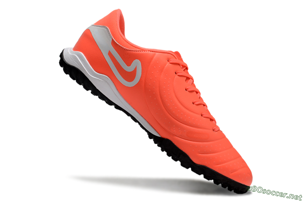 Men's Nike Tiempo Legend 10 Academy TF Football Shoes - Red/White/Black 4