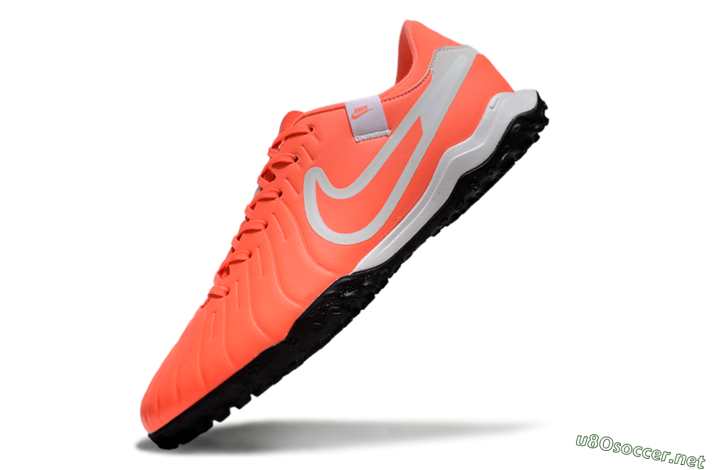 Men's Nike Tiempo Legend 10 Academy TF Football Shoes - Red/White/Black 5