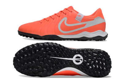 Men's Nike Tiempo Legend 10 Academy TF Football Shoes - Red/White/Black