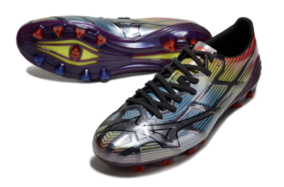 Men's Mizuno Morelia Neo Sala FG Football Boots - Blue/Yellow/Red/Purple