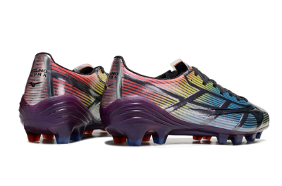 Men's Mizuno Morelia Neo Sala FG Football Boots - Blue/Yellow/Red/Purple