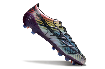 Men's Mizuno Morelia Neo Sala FG Football Boots - Blue/Yellow/Red/Purple