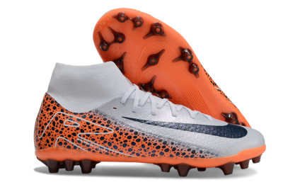 Unisex Nike Air Zoom Mercurial Superfly 10 Elite AG Football Boots - Grey/Black/Leopard