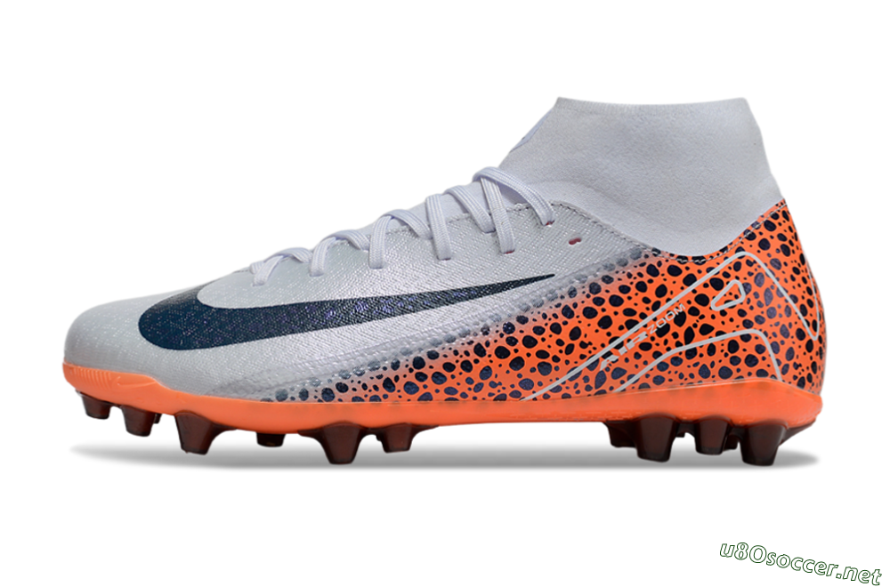 Unisex Nike Air Zoom Mercurial Superfly 10 Elite AG Football Boots - Grey/Black/Leopard 0