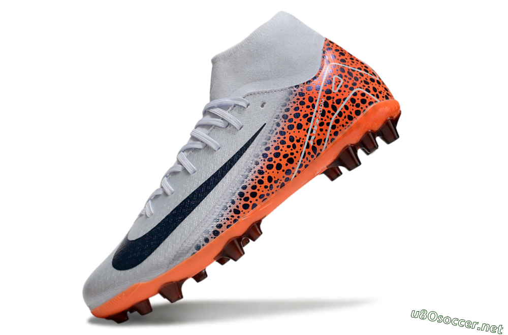 Unisex Nike Air Zoom Mercurial Superfly 10 Elite AG Football Boots - Grey/Black/Leopard 5