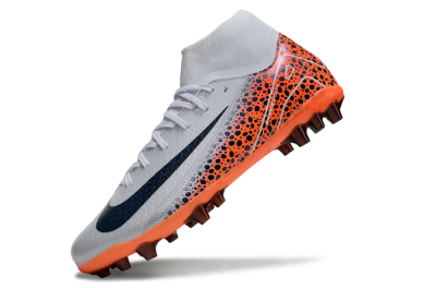 Unisex Nike Air Zoom Mercurial Superfly 10 Elite AG Football Boots - Grey/Black/Leopard