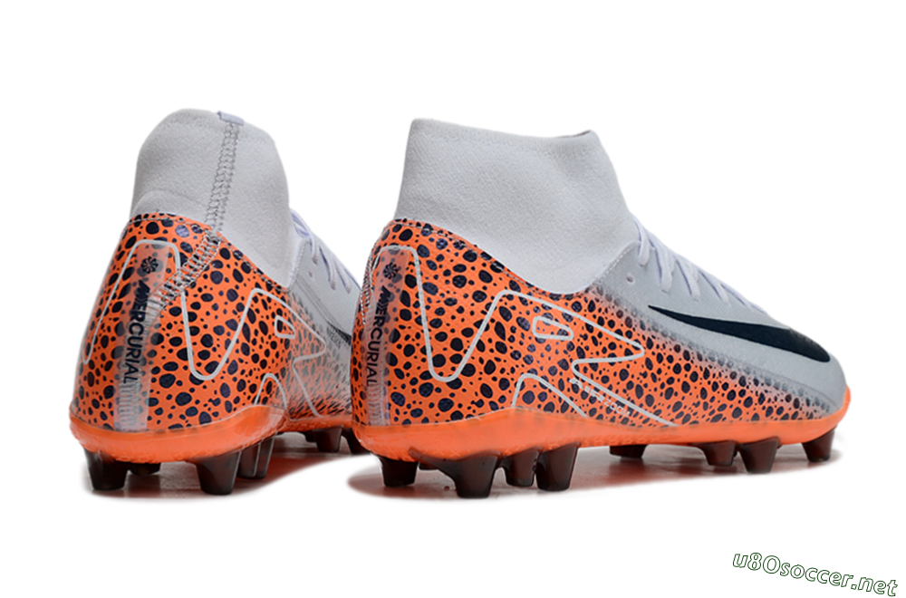 Unisex Nike Air Zoom Mercurial Superfly 10 Elite AG Football Boots - Grey/Black/Leopard 6