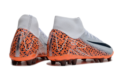 Unisex Nike Air Zoom Mercurial Superfly 10 Elite AG Football Boots - Grey/Black/Leopard