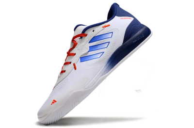 Men's Adidas Fevernova IC Football Shoes - White/Blue/Red