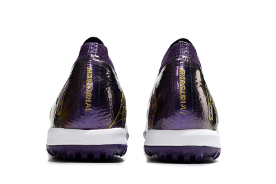 Unisex Nike Air Zoom Mercurial Vapor 16 Elite TF Football Shoes - Purple/White/Gold