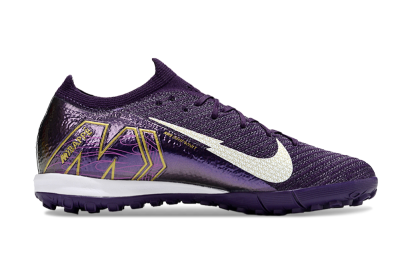 Unisex Nike Air Zoom Mercurial Vapor 16 Elite TF Football Shoes - Purple/White/Gold