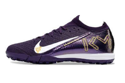 Unisex Nike Air Zoom Mercurial Vapor 16 Elite TF Football Shoes - Purple/White/Gold