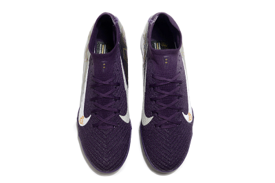 Unisex Nike Air Zoom Mercurial Superfly 10 Elite TF Football Shoes - Purple/White/Gold