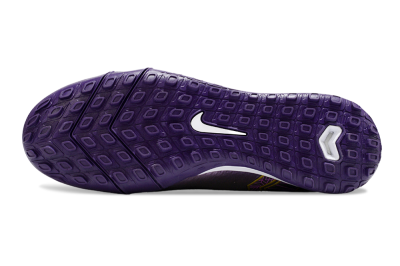 Unisex Nike Air Zoom Mercurial Superfly 10 Elite TF Football Shoes - Purple/White/Gold