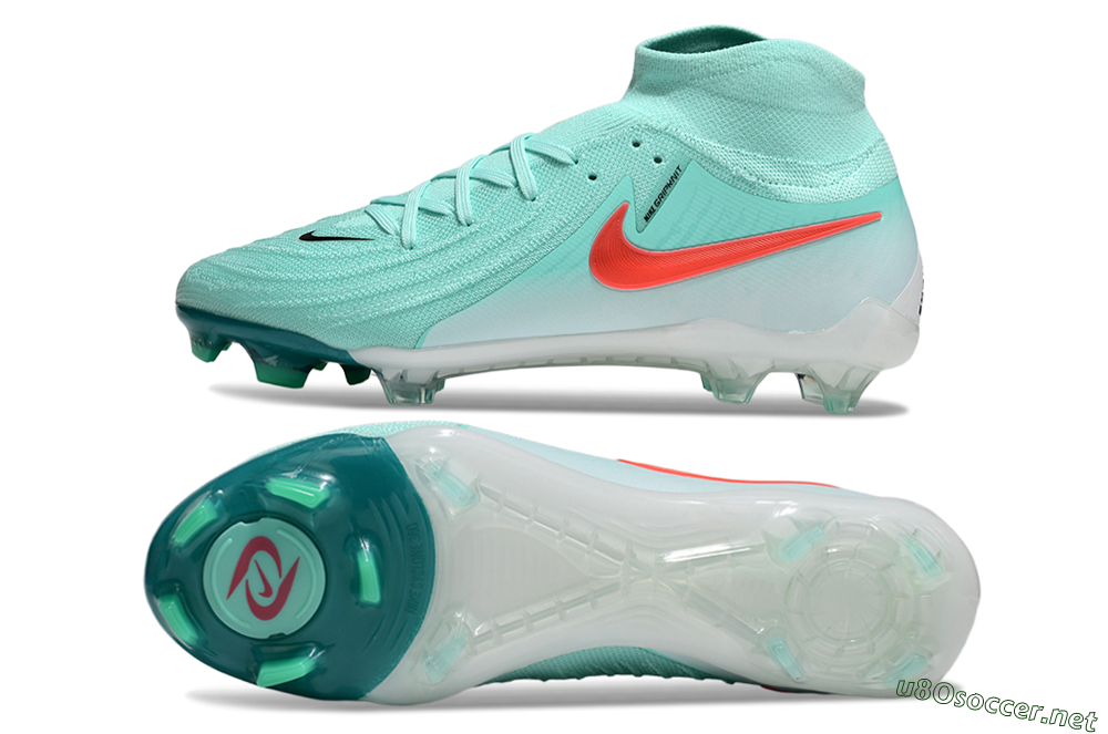 Men's Nike Phantom Luna Elite NU FG Football Boots - Jade/Red/White 1