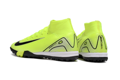 Kids Nike Air Zoom Mercurial Superfly 10 Elite TF Football Shoes - Yellow/Black/Silver