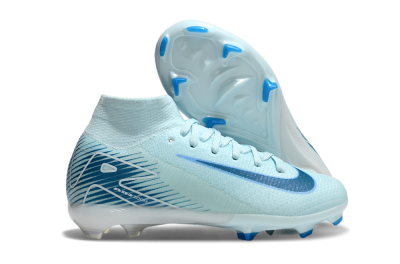 Kids Nike Air Zoom Mercurial Superfly 10 Elite FG Football Boots - Jade/Blue/White