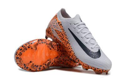 Kids Nike Air Zoom Mercurial Vapor 16 Elite FG Football Boots - Grey/Black/Leopard