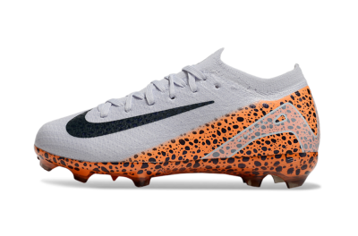Kids Nike Air Zoom Mercurial Vapor 16 Elite FG Football Boots - Grey/Black/Leopard