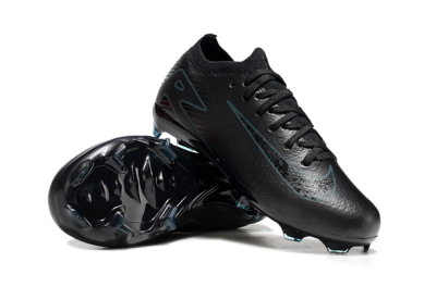 Kids Nike Air Zoom Mercurial Vapor 16 Elite FG Football Boots - Black/Blue