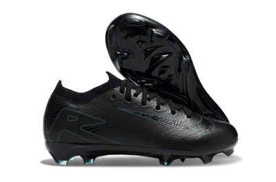 Kids Nike Air Zoom Mercurial Vapor 16 Elite FG Football Boots - Black/Blue