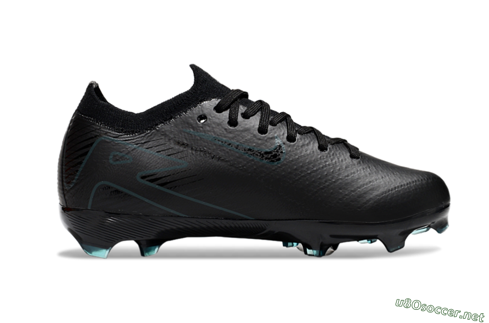 Kids Nike Air Zoom Mercurial Vapor 16 Elite FG Football Boots - Black/Blue 4