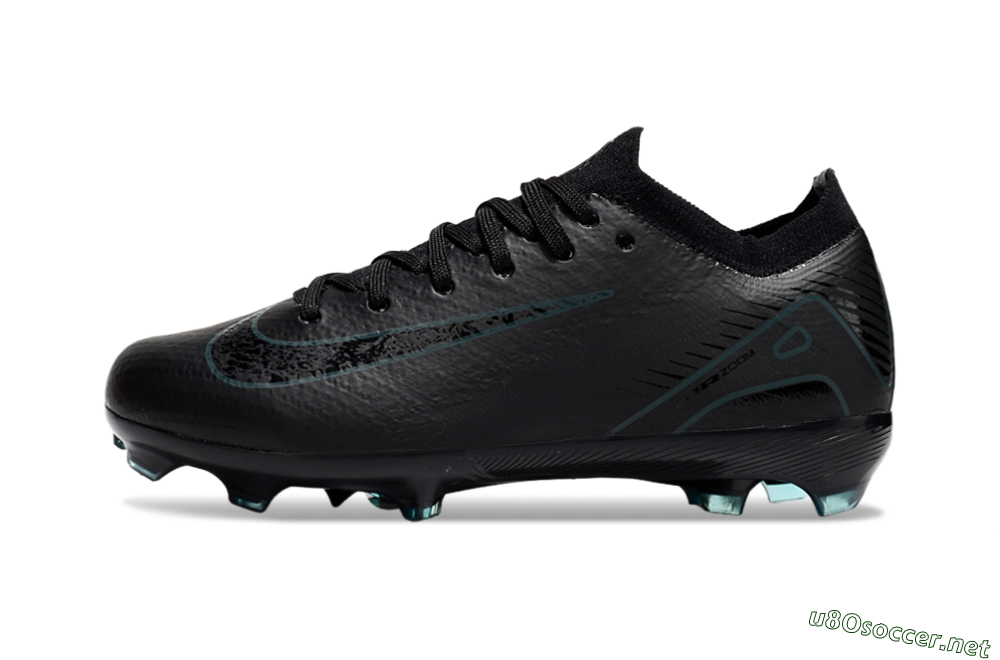 Kids Nike Air Zoom Mercurial Vapor 16 Elite FG Football Boots - Black/Blue 0