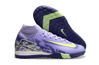 Kids Nike Air Zoom Mercurial Superfly 10 Elite TF Football Shoes - Purple/Yellow