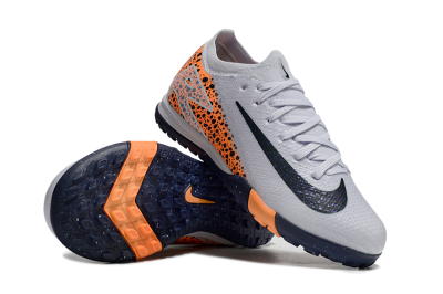 Kids Nike Air Zoom Mercurial Vapor 16 Elite TF Football Shoes - Grey/Black/Leopard