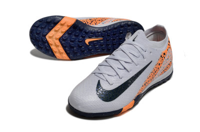 Kids Nike Air Zoom Mercurial Vapor 16 Elite TF Football Shoes - Grey/Black/Leopard