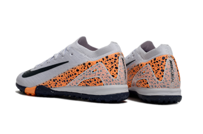 Kids Nike Air Zoom Mercurial Vapor 16 Elite TF Football Shoes - Grey/Black/Leopard