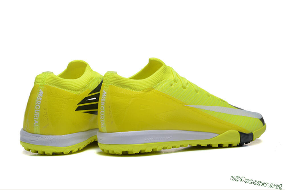 Men's Nike Air Zoom Mercurial Vapor 16 Elite TF Football Shoes - Yellow/Black/White 9