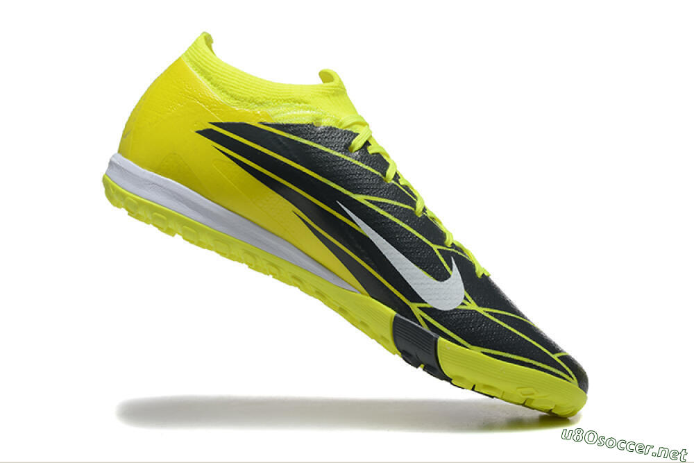 Men's Nike Air Zoom Mercurial Vapor 16 Elite TF Football Shoes - Yellow/Black/White 7
