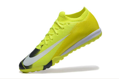 Men's Nike Air Zoom Mercurial Vapor 16 Elite TF Football Shoes - Yellow/Black/White
