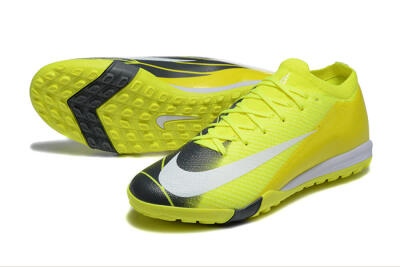 Men's Nike Air Zoom Mercurial Vapor 16 Elite TF Football Shoes - Yellow/Black/White