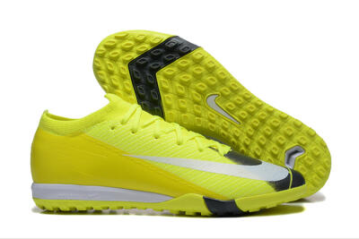 Men's Nike Air Zoom Mercurial Vapor 16 Elite TF Football Shoes - Yellow/Black/White