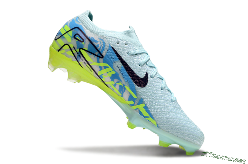 Unisex Nike Air Zoom Mercurial Vapor 16 Elite FG Football Boots - Jade/Blue/Yellow 4