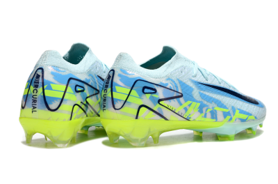 Unisex Nike Air Zoom Mercurial Vapor 16 Elite FG Football Boots - Jade/Blue/Yellow